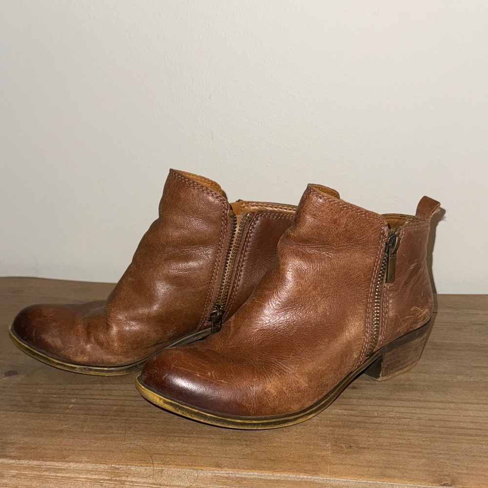 Lucky Brand leather booties